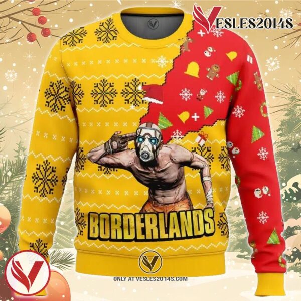 Borderlands v2 Ugly Christmas Sweater, Unique Christmas Gift For Fans - Vesles2014S