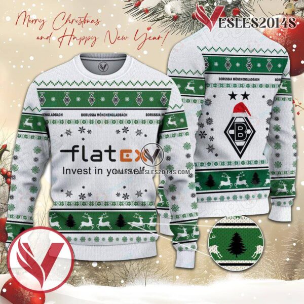 Borussia Monchengladbach Sport Ugly Christmas Sweater, Unique Gifts For Fans - Vesles2014aS 1