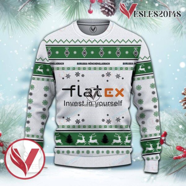 Borussia Monchengladbach Sport Ugly Christmas Sweater, Unique Gifts For Fans - Vesles2014aS 2