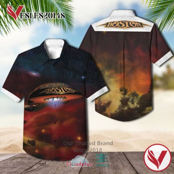 Boston Band Life, Love & Hope Album Hawaiian Shirt, Best Gift For Music Lovers Vesles2014S