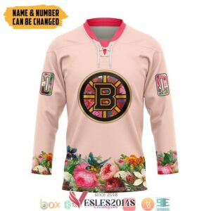 Boston Bruins Custom Name And Number Hockey Jersey, Trending Gifts For Fans - Vesles2014s