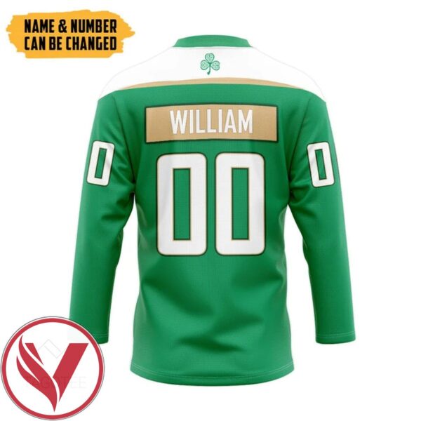 Boston Bruins ST Patrick Day Custom Number Custom Name Hockey Jersey, Trending Gifts For Fans - Vesles2014s 1