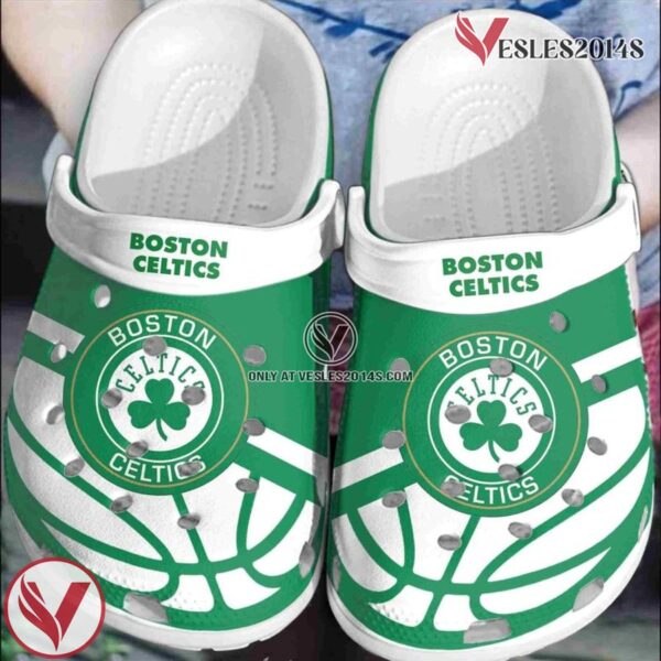 Boston Celtics Basketball Club Crocs Clogs Comfortable Shoes Crocband For Men Women, Unique Gift From  Vesles2014S