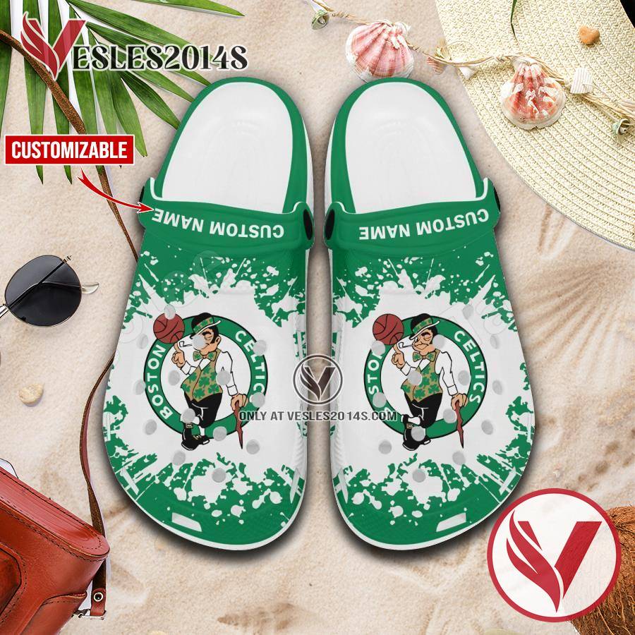 Boston Celtics Crocs Clogs, Unique Footwear For Fans 1