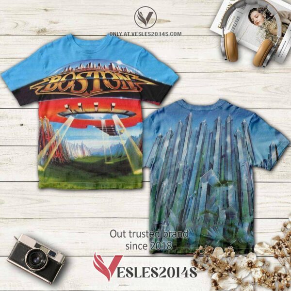 Boston Dont Look Back Album 3D T-Shirt, Perfect Gifts For Music Lovers - Vesles2014S