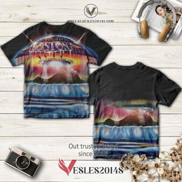 Boston Light Album 3D T-Shirt, Perfect Gifts For Music Lovers - Vesles2014S
