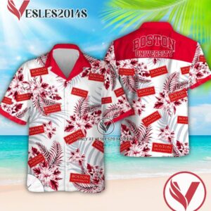 Boston University Aloha Summer Shirt And Shorts, Perfect Gifts Idea In Holiday - Vesles2014S 1