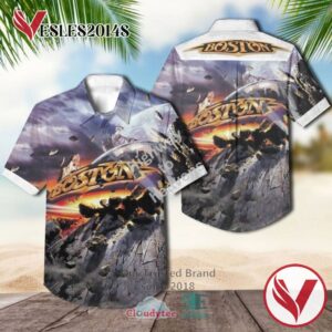Boston Walk On Casual Hawaiian Shirt, Best Gifts For Summer Vesles2014S 1