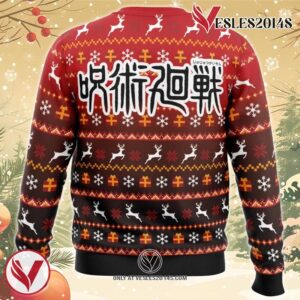 Bottons Symbol Jujutsu Kaisen Ugly Christmas Sweater, Unique Christmas Gift For Fans - Vesles2014S 3