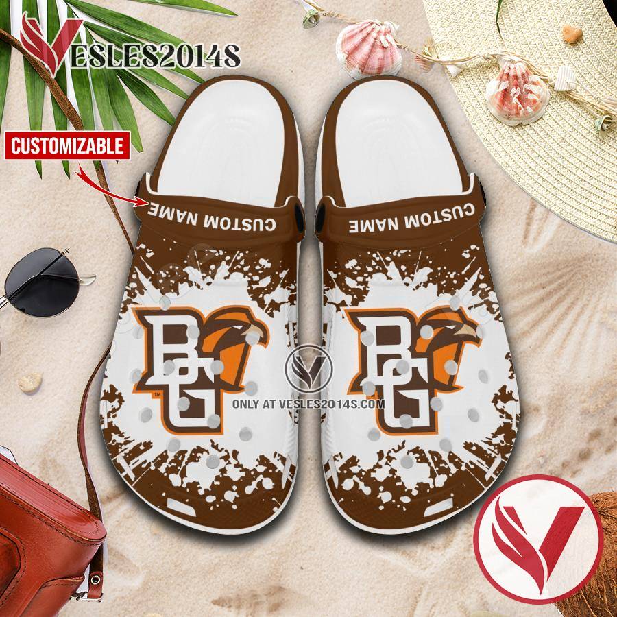 Bowling Green Logo Custom Crocs Clogs, Unique Footwear For Fans 1