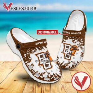 Bowling Green Logo Custom Crocs Clogs, Unique Footwear For Fans