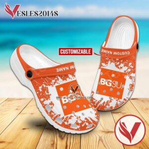 Bowling Green State University Crocs Clogs, Unique Footwear For Fans