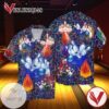 Bowling Hippie For Men And Women Graphic Print Short Sleeve Hawaiian Casual Shirt Vesles2014S