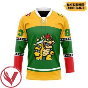 Bowser Sports Custom Name Custom Number Hockey Jersey, Trending Gifts For Fans - Vesles2014s