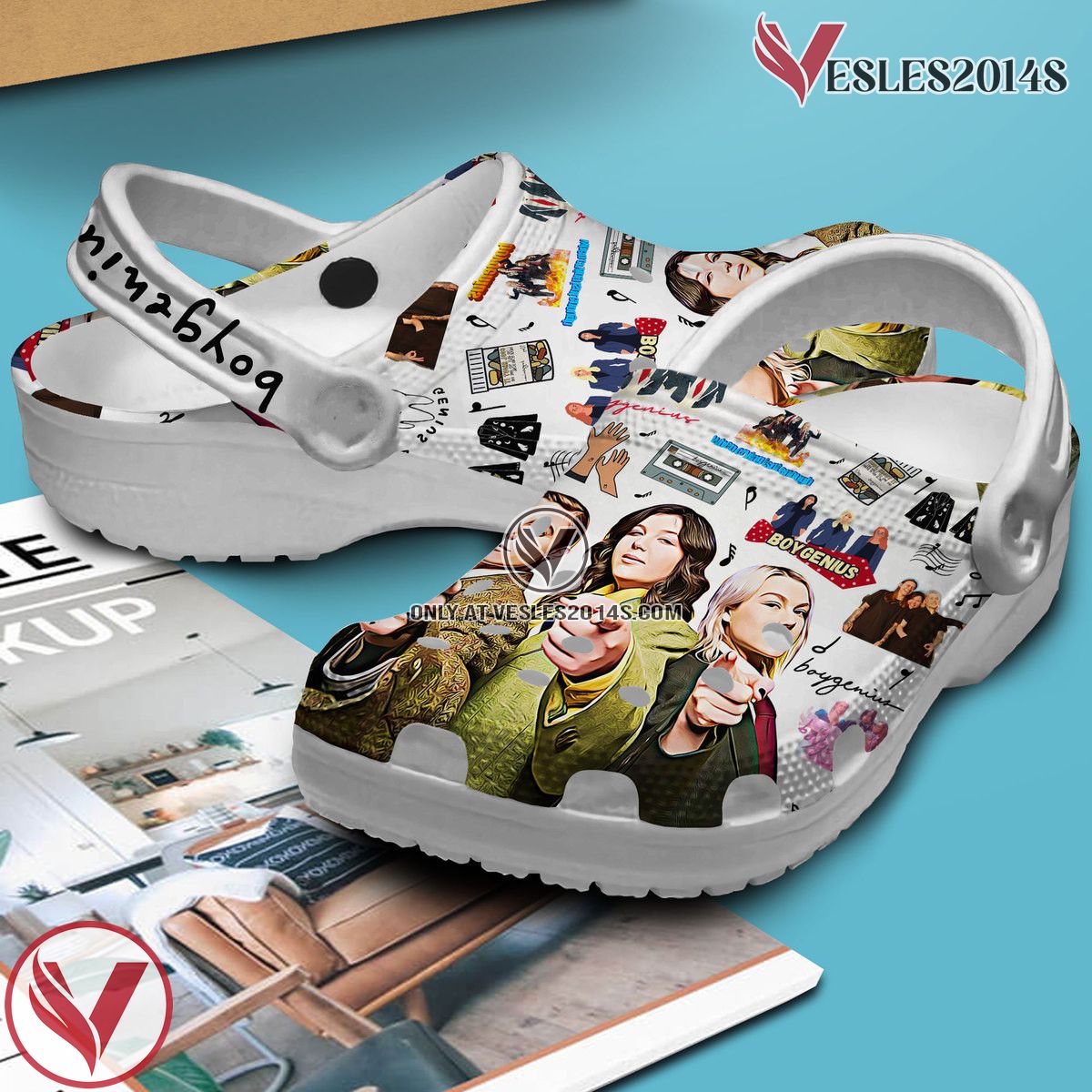Boygenius Music Crocs Crocband Clogs Shoes, Unique Gifts For Fans Style 1 - Vesles2014S 2