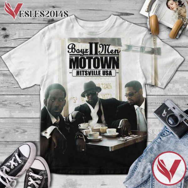 Boyz II Men Motown A Journey Through Hitsville Usa Album Cover Shirt, Perfect Gifts For Music Lovers - Vesles2014S
