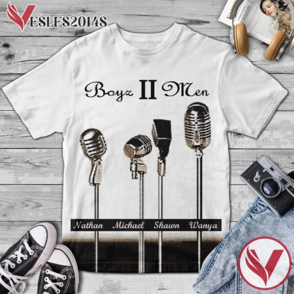 Boyz II Men Nathan Michael Shawn Wanya Album Cover Shirt, Perfect Gifts For Music Lovers - Vesles2014S