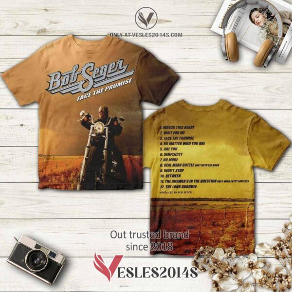 Boz Scaggs Face The Promise Album 3D T-Shirt, Perfect Gifts For Music Lovers - Vesles2014S