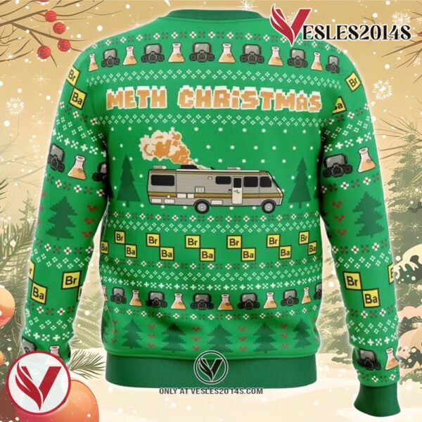 Br Ba Breaking Bad Ugly Christmas Sweater, Unique Christmas Gift For Fans - Vesles2014S 1