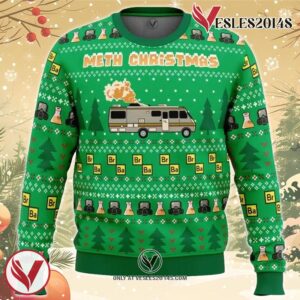 Br Ba Breaking Bad Ugly Christmas Sweater, Unique Christmas Gift For Fans - Vesles2014S