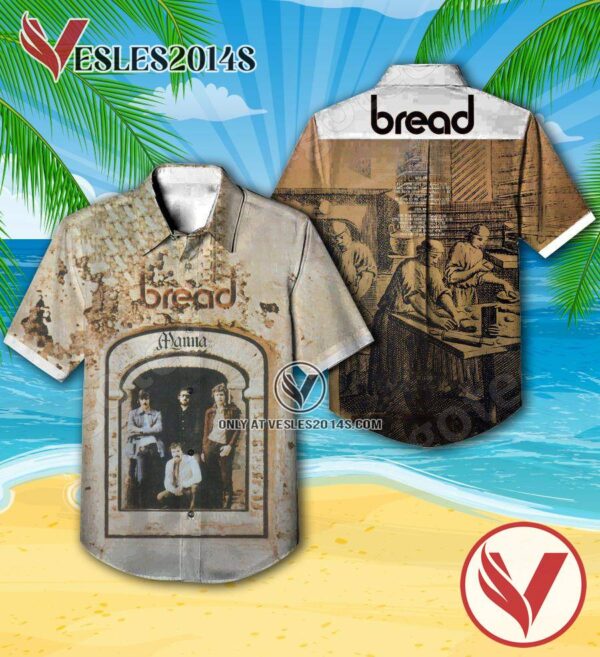 Bread Manna Album Cover Hawaiian Shirt, Unique Gifts For Music Lovers - Vesles2014S