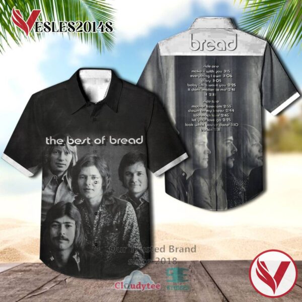 Bread The Best of Bread Albums Hawaiian Shirt, Best Gift For Music Lovers Vesles2014S