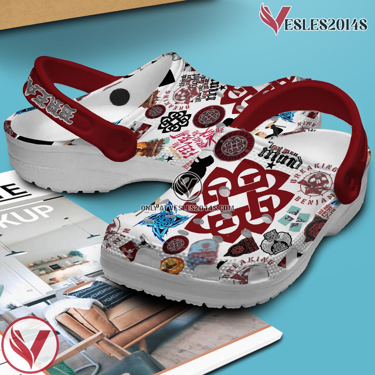 Breaking Benjamin Music Crocs Crocband Clogs Shoes, Unique Gifts For Fans - Vesles2014S 2