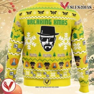 Breaking Xmas Breaking Bad Ugly Christmas Sweater, Unique Christmas Gift For Fans - Vesles2014S 1