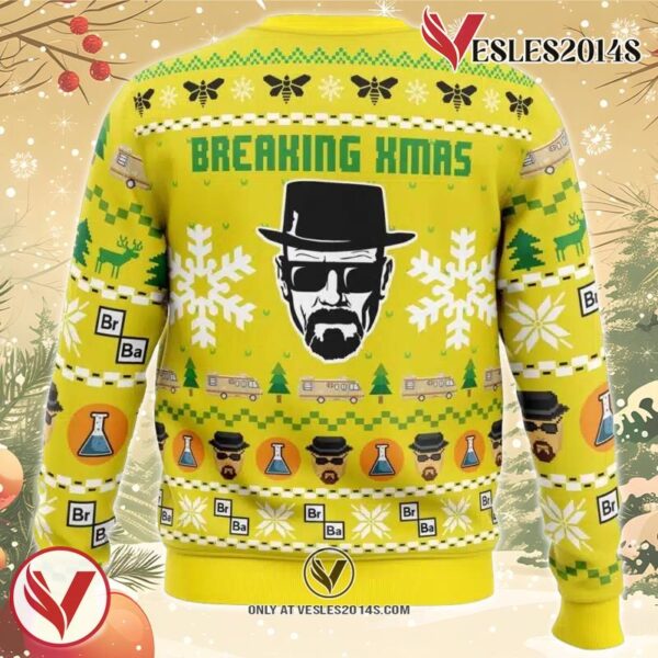 Breaking Xmas Breaking Bad Ugly Christmas Sweater, Unique Christmas Gift For Fans - Vesles2014S 1