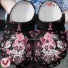 Breast Cancer Awareness Floral Classic Clogs Shoes, Unique Gift From  Vesles2014S