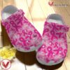 Breast Cancer Awareness Pink Ribbon Pattern Crocband Clog Shoes, Unique Gift From  Vesles2014S
