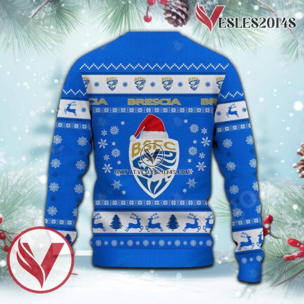 Brescia Calcio Sport Ugly Christmas Sweater, Unique Gifts For Fans - Vesles2014aS 3