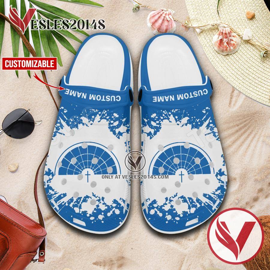 Brescia University Logo Crocs Unisex-Adult, Unique Footwear For Fans 1