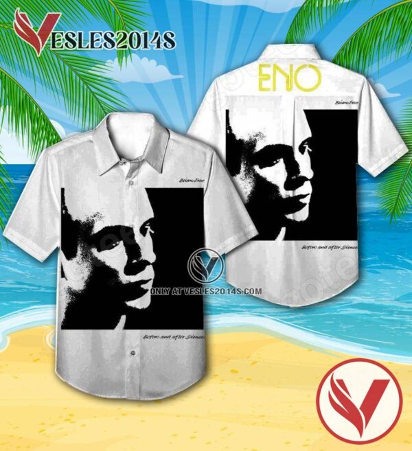 Brian Eno Before And After Science Album Cover Hawaiian Shirt, Unique Gifts For Music Lovers - Vesles2014S