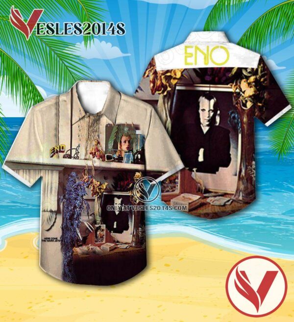 Brian Eno Here Come The Warm Jets Album Cover Hawaiian Shirt, Unique Gifts For Music Lovers - Vesles2014S