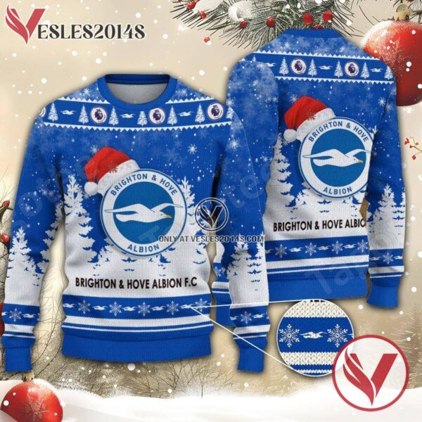 Brighton & Hove Albion F.C Sport Ugly Christmas Sweater, Unique Gifts For Fans - Vesles2014aS 1