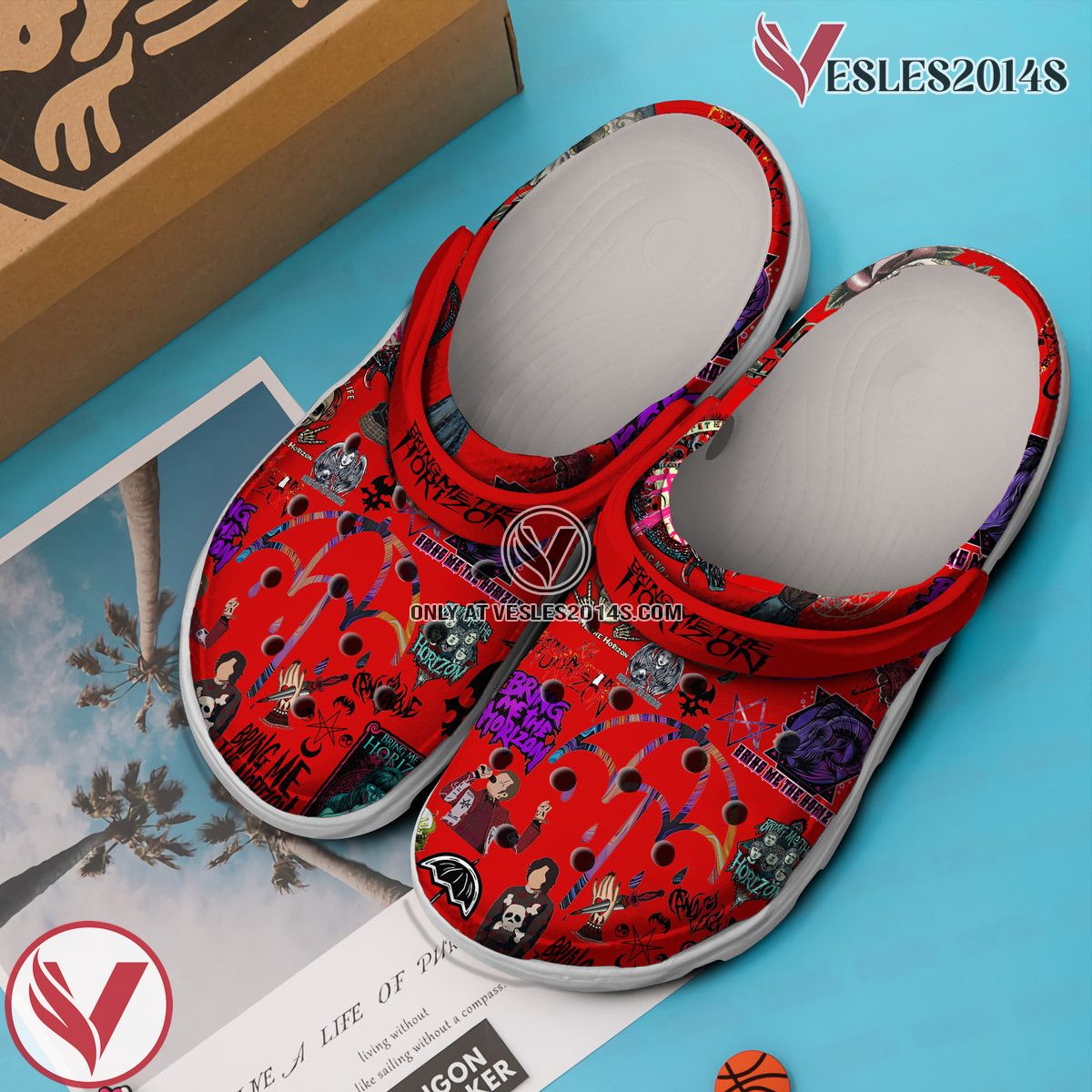 Bring Me The Horizon Music Crocs Crocband Clogs Shoes, Unique Gifts For Fans Style 1 - Vesles2014S 3