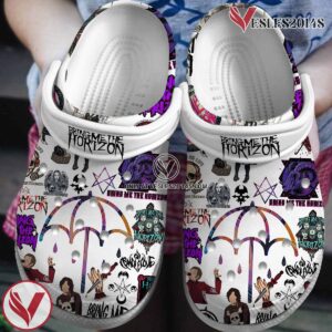Bring Me the Horizon Rock Band Music Crocs Crocband Clogs Shoes, Unique Gifts For Fans - Vesles2014S