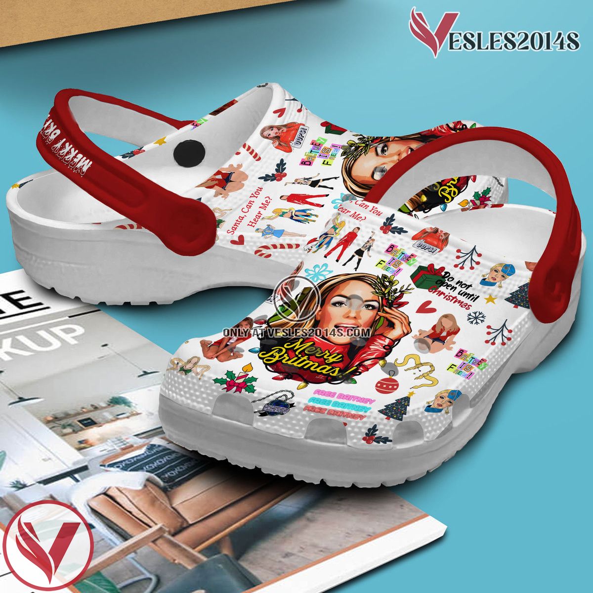 Britney Spears Music Crocs Crocband Clogs Shoes, Unique Gifts For Fans Style 10 - Vesles2014S 2
