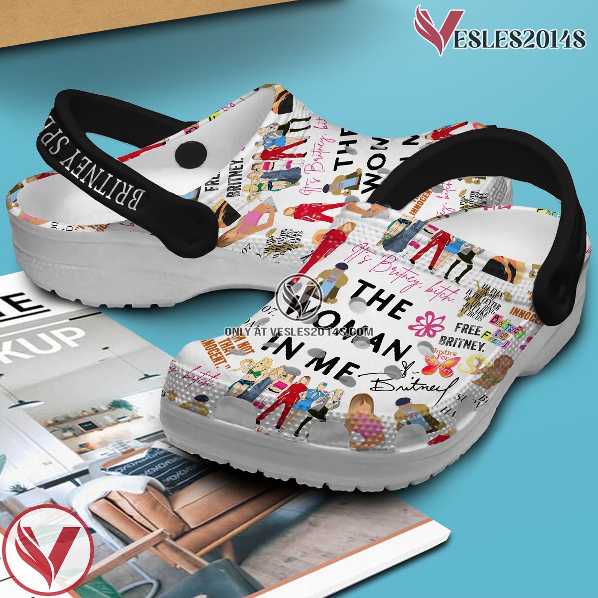 Britney Spears Music Crocs Crocband Clogs Shoes, Unique Gifts For Fans Style 6 - Vesles2014S 2