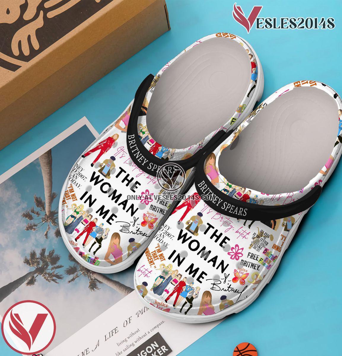 Britney Spears Music Crocs Crocband Clogs Shoes, Unique Gifts For Fans Style 6 - Vesles2014S 3