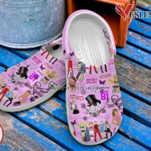 Britney Spears Music Crocs Crocband Clogs Shoes, Unique Gifts For Fans Style 8 - Vesles2014S 3