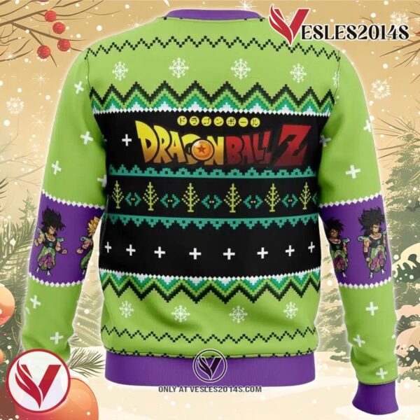 Broly Dragon Ball Z Ugly Christmas Sweater, Unique Christmas Gift For Fans - Vesles2014S 1