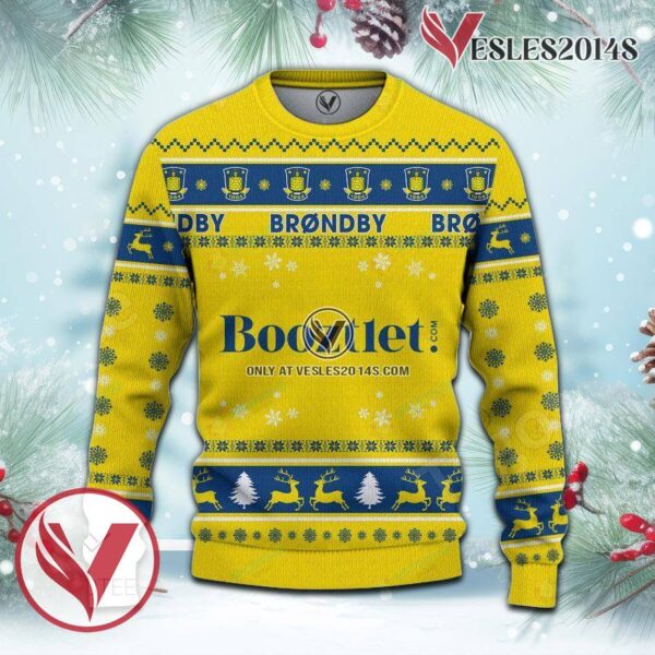 Brøndby IF Sport Ugly Christmas Sweater, Unique Gifts For Fans - Vesles2014aS 2