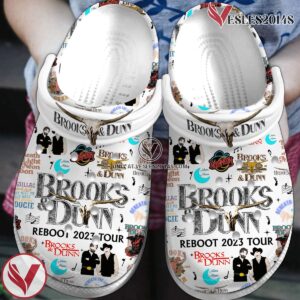 Brooks & Dunn Music Crocs Crocband Clogs Shoes, Unique Gifts For Fans Style 2 - Vesles2014S
