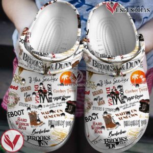 Brooks and Dunn Music Crocs Crocband Clogs Shoes, Unique Gifts For Fans Style 1 - Vesles2014S