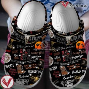 Brooks and Dunn Music Crocs Crocband Clogs Shoes, Unique Gifts For Fans Style 2 - Vesles2014S