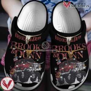 Brooks and Dunn Music Crocs Crocband Clogs Shoes, Unique Gifts For Fans Style 3 - Vesles2014S