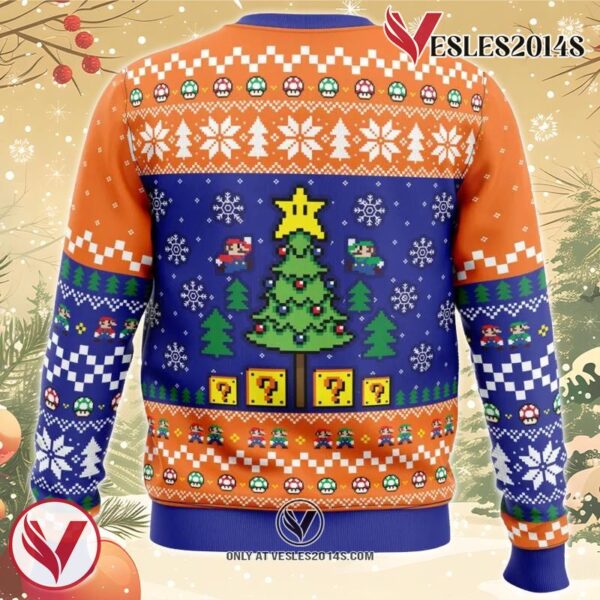 Bros Christmas Mario Bros Ugly Christmas Sweater, Unique Christmas Gift For Fans - Vesles2014S 1