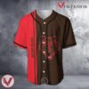 Brown Bears Baseball Jersey Half Style NCAA, Unique Gifts For Fans - Vesles2014s